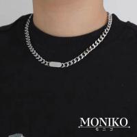 ราคา MONIKO สร้อยคอไทเทเนียมสไตล์ฮิปฮอปเกาหลีสําหรับผู้ชายและผู้หญิง (20671983053)