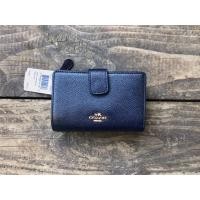 ราคา Coach #54010 กระเป๋าตังใบสั้น สีน้ำเงิน (416457389)