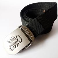 ราคา SCORPION เข็มขัดสายผ้าแคนวาสแบบสายหนาหัวอัลลอยด์กันสนิมหัวล็อค เข็มขัดผู้ชายยุทธวิธีทหารตำรวจหรือเดินป่าแคมป์ปิ้ง (24213324024)