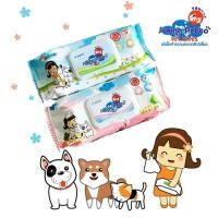 ราคา ผ้าเปียกเช็ดทำความสะอาดสำหรับสัตว์เลี้ยง SukinaPetto PetWipes (5153921959)