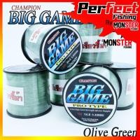 ราคา สายเอ็นตกปลา แชมเปี้ยน บิ๊กเกมส์ CHAMPION BIGGAME สีเขียวขี้ม้า เหนียวมาก (11498222802)
