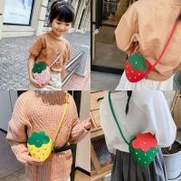 ราคา [พร้อมส่ง] กระเป๋าเด็ก กระเป๋าสะพายไหล่สำหรับเด็กผู้หญิง 1 ขวบ - 10 ขวบ แต่งลายสตรอเบอร์รี่ กระเป๋าสะพายข้างแฟชั่น (21731858555)