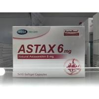 ราคา Astax 6 mg 30 capsules ลดเลือนริ้วรอย mega we care (15310196291)
