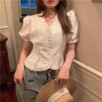 ราคา เสื้อแขนตุ๊กตาสาวอวบ อกถึง 46 เสื้อคอวีแขนตุ๊กตา มีกระดุมจริง เสื้อสาวอวบไซส์ใหญี (11336895109)