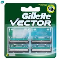 ราคา Gillette ยิลเลตต์ เวคเตอร์ ใบมีดโกน 8 ชิ้น ใบมีด ใบมีดโกนหนวด กำจัดขน (22486919114)