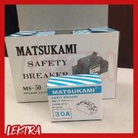 ราคา MATSUKAMI เบรกเกอร์ 30A แถมกล่องเบรกเกอร์ (2810171942)