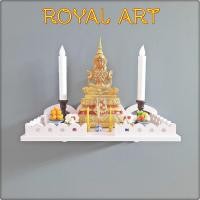 ราคา หิ้งพระมินิมอลติดผนัง หิ้งพระติดผนัง แบบมีรั้วกันตก หิ้งพระโมเดิร์น k10-sh31 (11127382187)