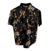 ราคา เสื้อเชิ้ตแขนสั้น ลายวินเทจ ลายหน้าเสือ (4463032309)