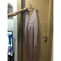 ราคา ชุดราตรียาวสีชมพูกลีบบัว (1528566080)