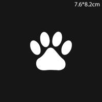 ราคา (ชุด5-10ชิ้น)สติกเกอร์อุ้งเท้าหมี แต่งรถ แต่งมอเตอร์ไซค์ ขนาด 4.8*3.1cm สะท้อนแสง3M/ORACAL (15286730174)