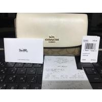 ราคา กระเป๋าตังค์ผู้หญิง ยี่ห้อ Coach ขนาดกลาง 3 พับ แท้ รุ่น Coach Medium Envelope Wallet in Singnature Canvas (11942234883)
