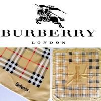 ราคา burberry silk scarf ผ้าพันคอแบรนด์เนมมือสอง ขนาด30นิ้ว งานอิตาลี (19152377042)