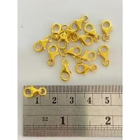 ราคา ตะขอก้ามปูเงินแท้ชุบทอง ขนาด 10 มิล รับประกันเงินแท้ ทนทาน (22721390024)