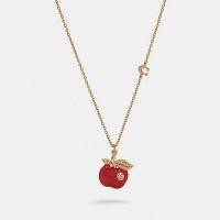 ราคา สร้อยคอ Coach SIGNATURE APPLE NECKLACE (16514094957)