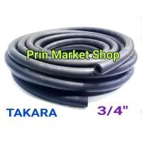 ราคา TAKARA สายลม สายลมยาง สายลมยางริ้ว แรงดันสูง รุ่นพิเศษ 3/4 นิ้ว ( 19 มม ) ขอบนอก 30 มิล ยาว 20 เมตร TAKARA (6757781877)