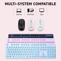 ราคา ชุดคู่ ไร้สาย เมาส์ คีย์บอร์ด Keyboard mouse USB Wireless Oker K520 คีย์บอร์ดบลูทูธ คีย์บอร์ดไร้สาย เมาส์ไร้สาย (14147742309)