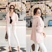 ราคา เสื้อคลุมขนเฟอร์ สีชมพู (7815429239)