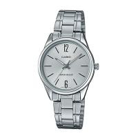 ราคา Casio Standard นาฬิกาข้อมือผู้หญิง สายสเตนเลส รุ่น LTP-V005,LTP-V005D,LTP-V005D-7B - สีเงิน (1689979172)