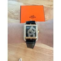 ราคา นาฬิกาข้อมือHermesหนังดำ (24553335095)