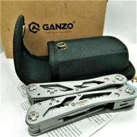 ราคา เครื่องมือเอนกประสงค์ (multi tool) Ganzo G202 (silver) 26 in 1 พร้อมเคส (7211826822)
