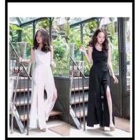 ราคา (สาวอวบ)nm009 จั้มสูทกางเกงขายาว (ชุดติดกัน) (250235837)