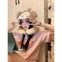 ราคา เชอร์รี่เม ดัฟฟี่ หมอนรองคอหมอนลายน่ารักมีหมวก หมอนรองคอนิ่มสบายลายการ์ตูนสินค้าพร้อมส่ง (18091734374)