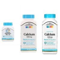 ราคา พร้อมส่ง!!! Century, Calcium Magnesium Zinc + D3, 90 Tablets /Calcium Plus D3, 1,000 mg , 90 Tablets (1825033327)