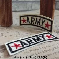 ราคา Clearance U.S. Army ตัวรีดติดเสื้อ อาร์มรีด อาร์มปัก ตกแต่งเสื้อผ้า หมวก กระเป๋า แจ๊คเก็ตยีนส์ Embroidered Iron on Patch (21630662150)