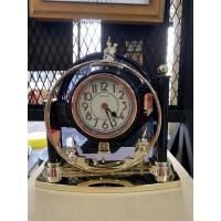 ราคา นาฬิกาตั้งโต๊ะ SEIKO Cielo Quartz Table Clock สี Black x Gold (25465682547)