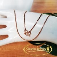ราคา Inspire Jewelry สร้อยคอทองชมพู สร้อยคอนาก 18k ขนาดเส้น 1บาท งานยิงเลเซอร์เข้าตัวเรือน ใส่ดี ยาว 18นิ้ว (11488432669)
