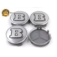 ราคา ส่งด่วน ฝาครอบดุมล้อ BRABUS บาบัส 75mm. ล้อเบนซ์ BENZ 4 ชิ้นฝาครอบดุมล้อ (18985259445)