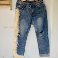 ราคา กางเกงยีนส์ขนฟรุ้งฟริ้ง ตัวสุดท้ายจ้า (5516157553)