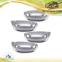ราคา เบ้าปีก รองมือเปิดประตู กันรอย 4ประตู สีโครเมียม Mitsubishi Mirage Space Star Hatchback, Attrage Sedan ปี2012 - 2019 (5488684154)