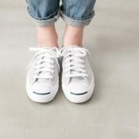 ราคา CONVERSE JACK PURCELL canvas-low สีเทาอ่อน (light grey) from japan 1CJ608 SIZE 25.5c (1959764926)