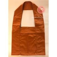 ราคา ย่าม​ ย่ามกึ่งธุดงค์​ เนื้ิอโทเรหนา​ มีซิป​ สีแก่นบวร (11457730986)