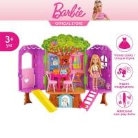 ราคา [BBTM] Barbie Chelsea Tree House ตุ๊กตาเซลซี และเพลเซท บ้านต้นไม้ HPL70 (23567931674)