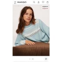 ราคา เสื้อไหมพรมmangoแท้อก38-46 (15210602981)