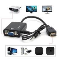 ราคา HDMI Male to VGA With Audio HD Video Cable Converter Adapter 1080P (23149113736)