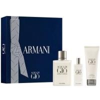 ราคา (รับประกันของแท้ 100%) GIORGIO ARMANI ACQUA DI GIO HOMME EDT 100ML SET - SPRING 2021 เซ็ตของขวัญน้ำหอม GIORGIO ARMANI (10856190521)