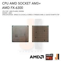 ราคา CPU AMD FX-6300 6 Cores/ 6 Threads 3.5-3.8 Ghz 8 MB L3 Cache 95 Watts TDP No Fan (สินค้ามือสองสภาพดีมีการรับประกัน) (13705347646)