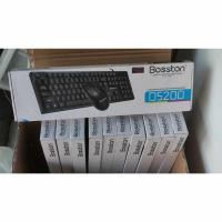 ราคา Bosston D5200 USB Keyboard and Mouse คีย์บอร์ด เม้าส์ ราคาถูก (23263794146)
