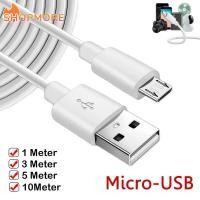 ราคา สายชาร์จ Micro USB 1 เมตร 2 เมตร 5 เมตร 10 เมตร สําหรับสมาร์ทโฟน Android Aux (19490196034)