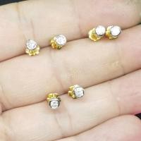 ราคา ต่างหูทองคำแท้9kเพชรแท้เบลเยี่ยม (1906928592)
