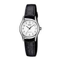 ราคา Casio Standard นาฬิกาข้อมือผู้หญิง สายหนังแท้ รุ่น LTP-1094E-7B - สีดำ (2329440864)