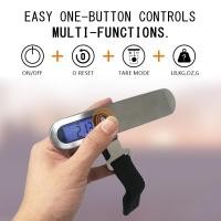 ราคา เครื่องชั่งน้ำหนักกระเป๋าเดินทางดิจิตอลแบบพกพาขนาด 50 กก. เครื่องชั่งแบบแขวน (5681538818)