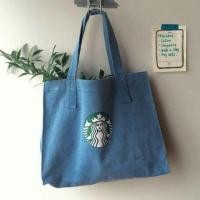 ราคา Starbucks Tote Bag กระเป๋าผ้าสตาร์บัค 2016 (67786054)
