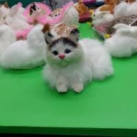 ราคา พร้อมส่ง!!ตุ๊กตาแมว /หุ่นตุ๊กตาแมว จำลองตัวขนาดเท่าฝ่ามือน่ารักมาก **มีเสียง ** สำหรับวางตั้งโชว์ (3261648466)