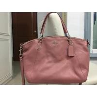 ราคา กระเป๋า coach สีชมพูกลีบบัว ทรงพัดมินิ สภาพ80% (946044374)