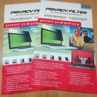 ราคา *ส่งฟรีems* Privacy filter 14 นิ้ว แผ่นกรองแสง แผ่นกันคนแอบมอง ฟิล์มกันเสือก ฟิล์มกรองUV ฟิล์มบังจอ screen filter film (890851873)