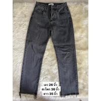 ราคา กางเกงยีนส์ สีดำฟอก ป้าย xoxo (15149534796)